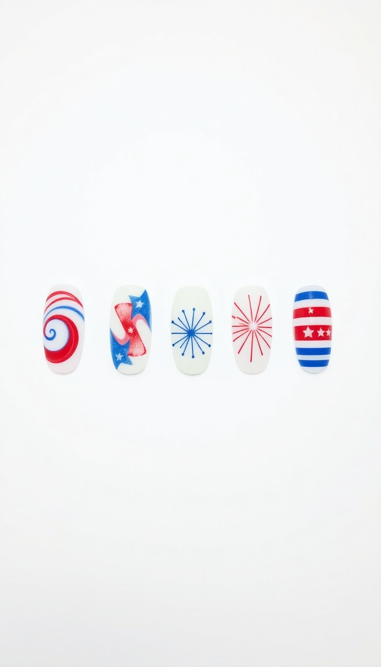 10. Independence Day Abstract Art