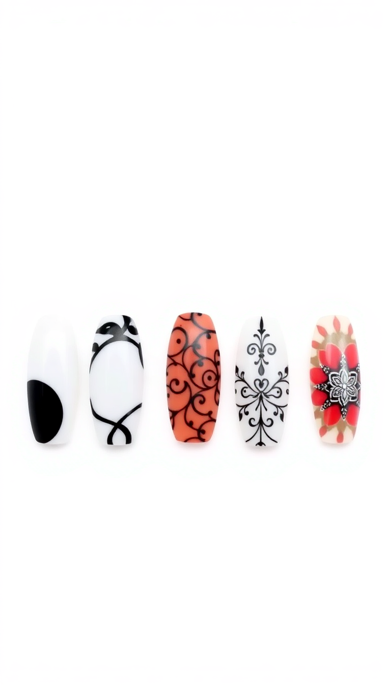 10. Negative Space Nails - Artistic Empty Spaces