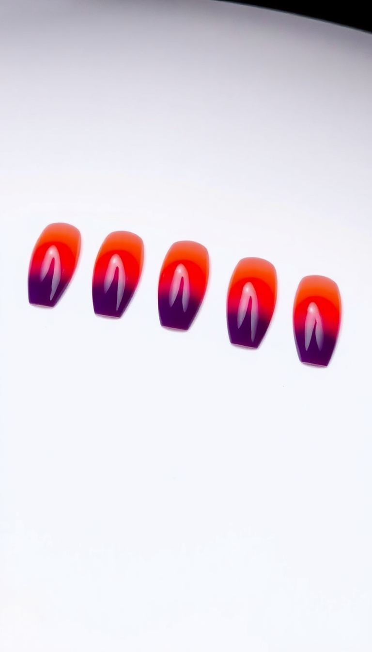 10. Neon Sunset Glow