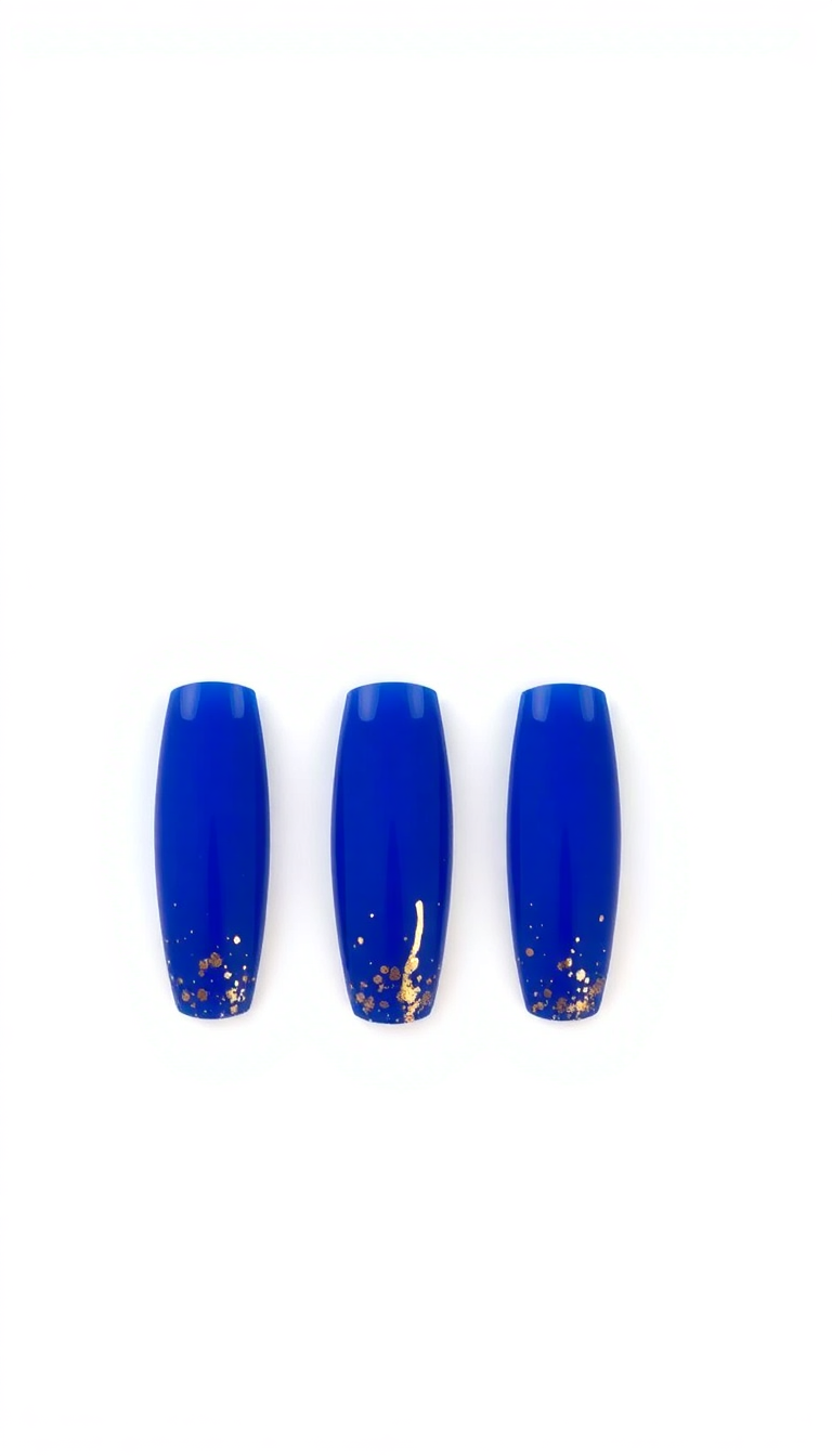 10. Royal Romance - Regal Blue with Golden Flecks