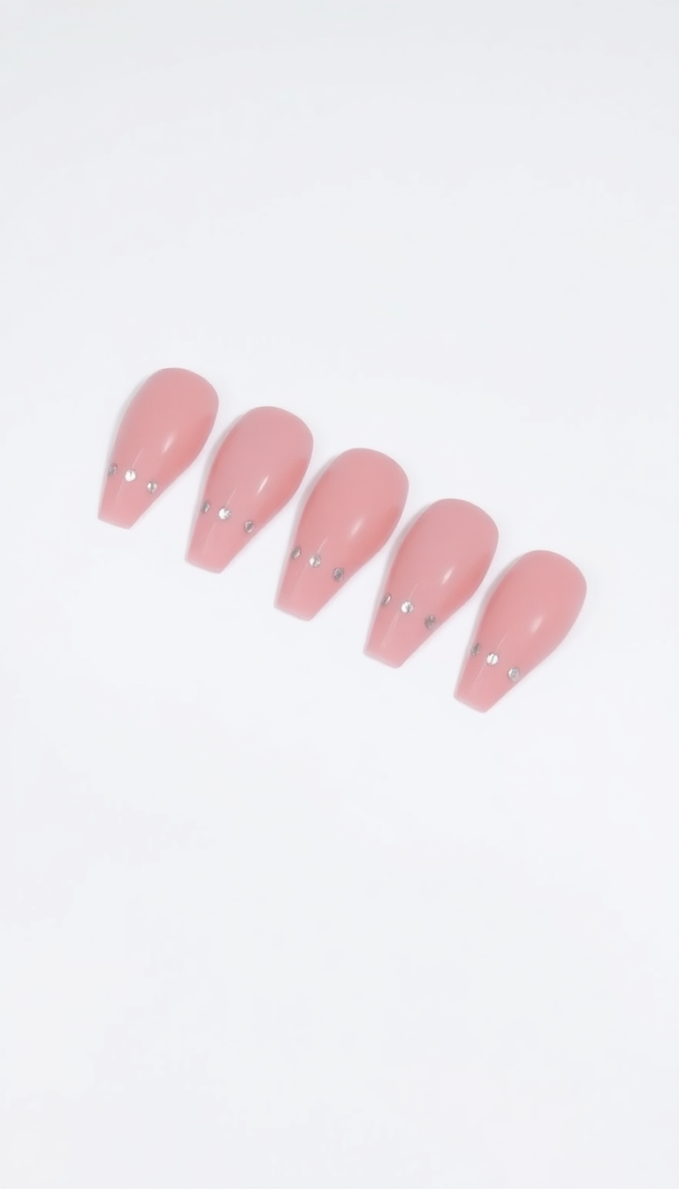 10. Soft Pink and Crystal Shine