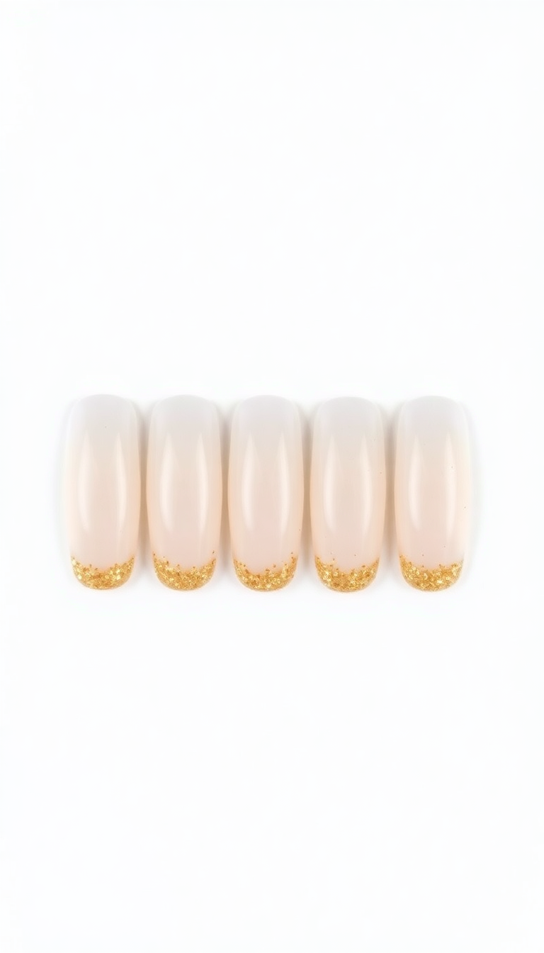 10. Sparkling Gold Tips