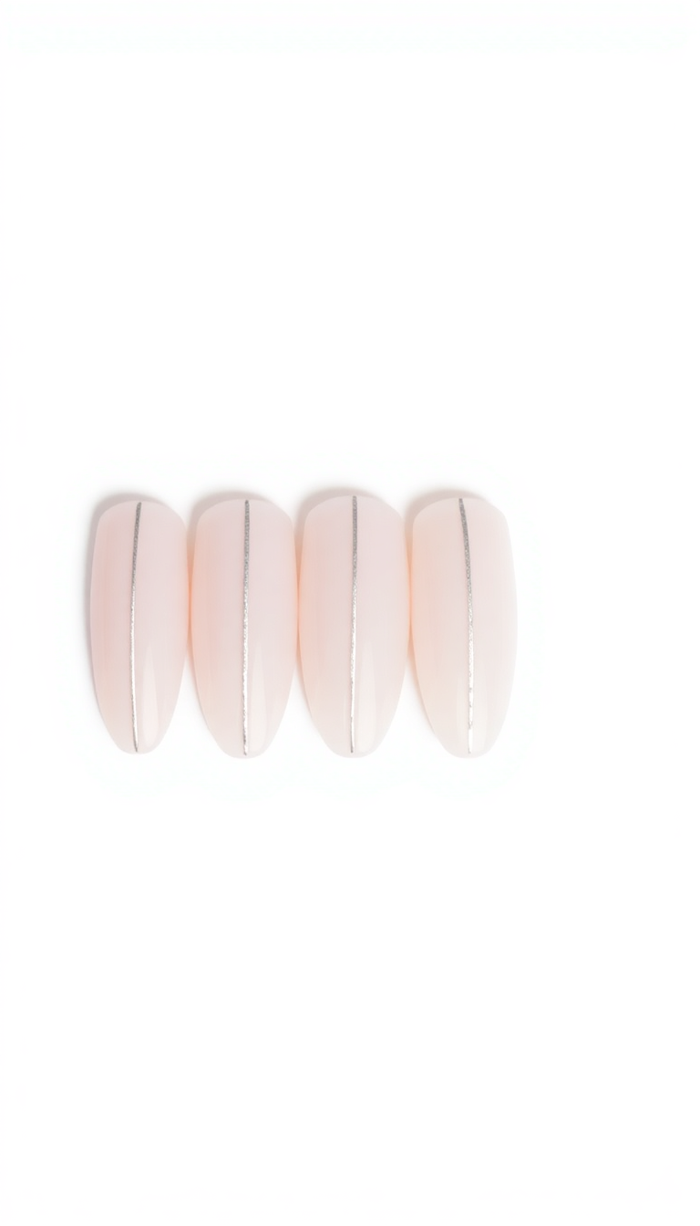 10. Subtle Silver Stripes