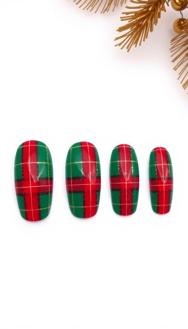10. Vibrant Festive Plaid