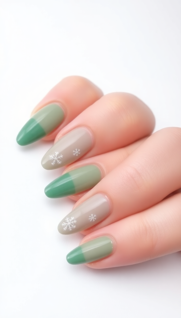 10. Winter Green Minimalism
