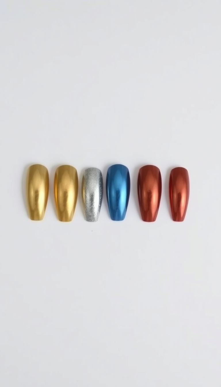11. Bold Metallic Hues