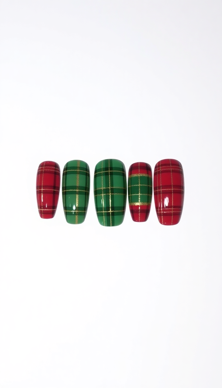 11. Festive Plaid Details