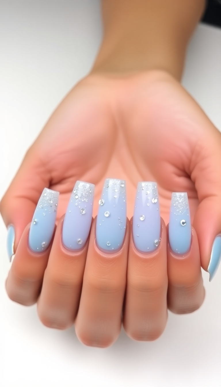 11. Icy Blue and Crystal Clear