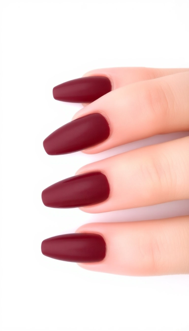 11. Luxe Velvet Burgundy