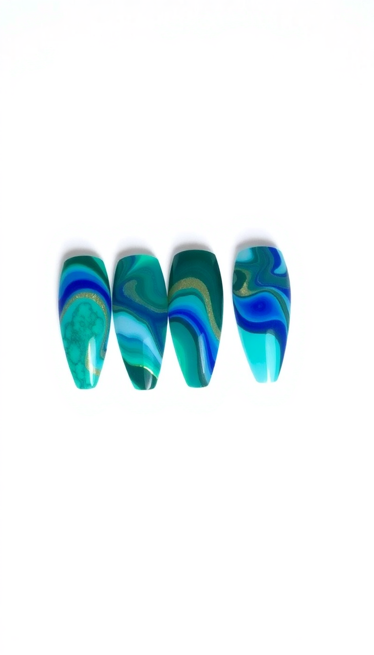 11. Luxurious Marble Hues