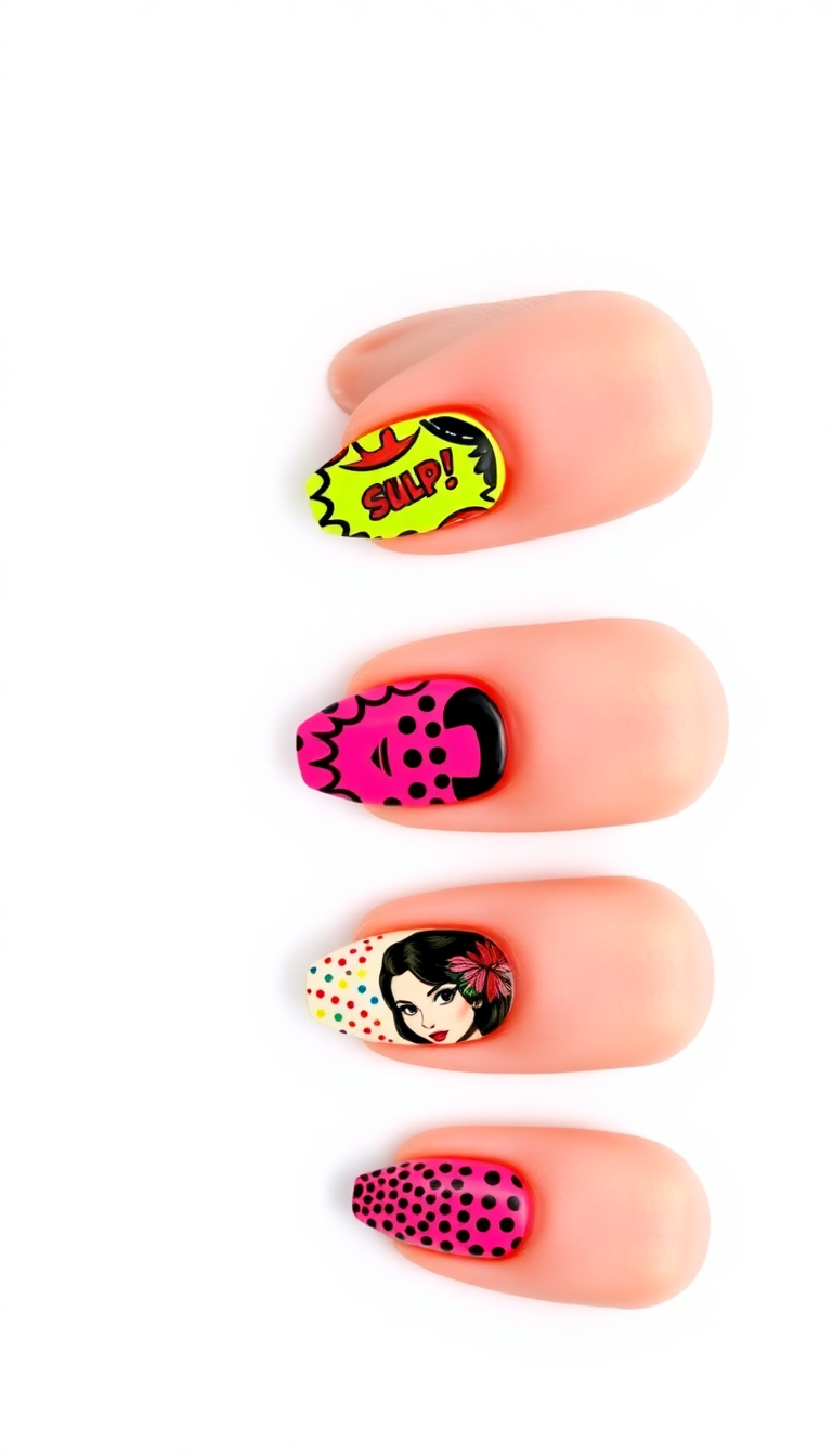 11. Neon Pop Art