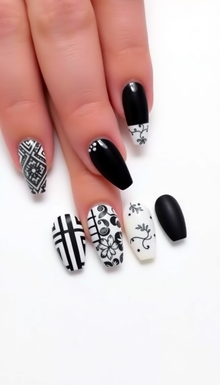 11. Sophisticated Black and White Designs