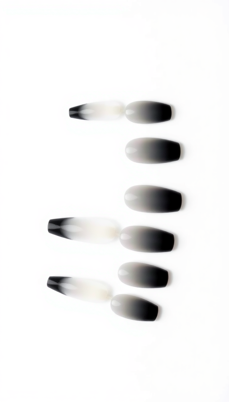 11. Sophisticated Black Ombre