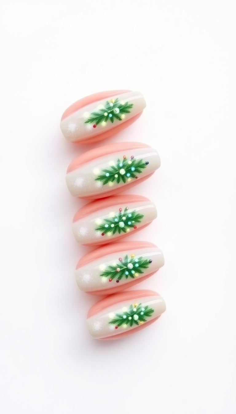 11. Twinkling Christmas Tree Art