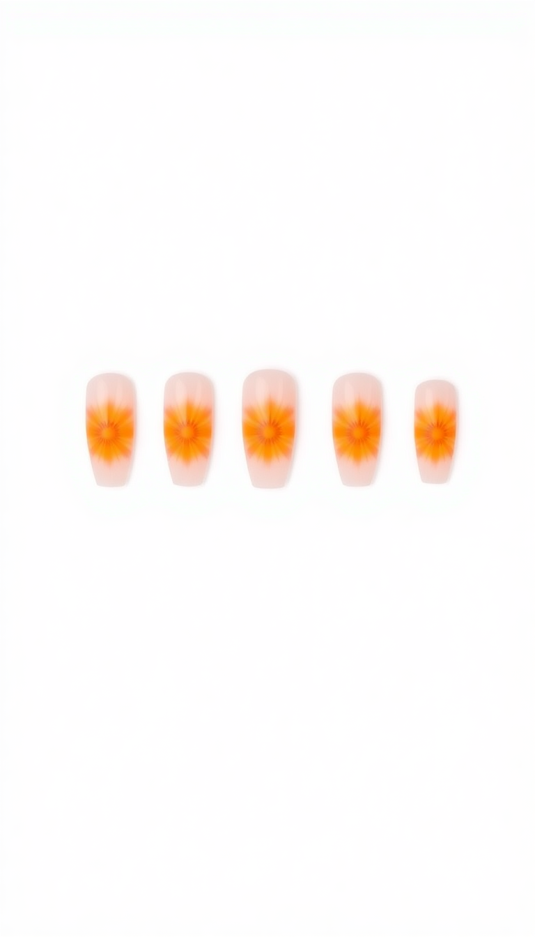 11. Vibrant Orange Burst