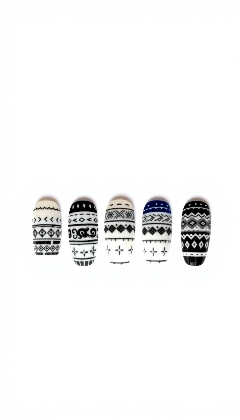 12. Bold Black and White Knits