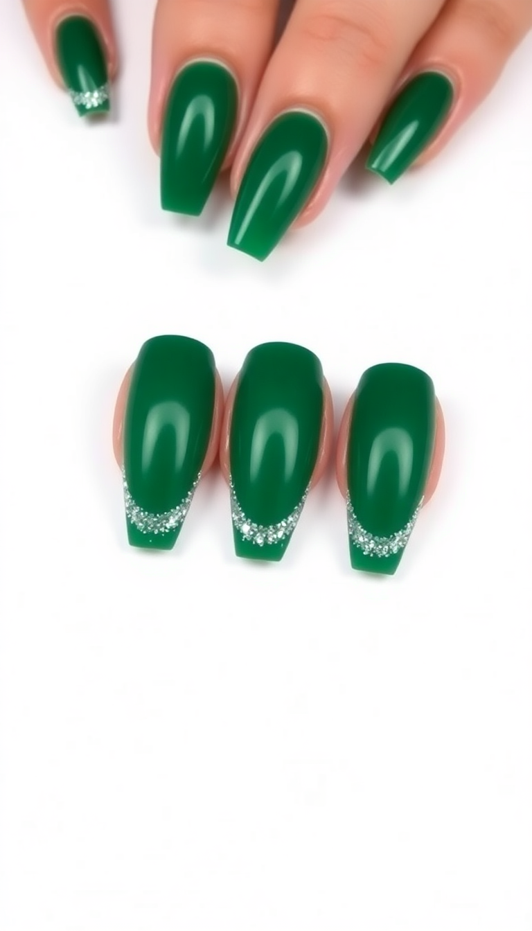 12. Elegant Emerald Shine