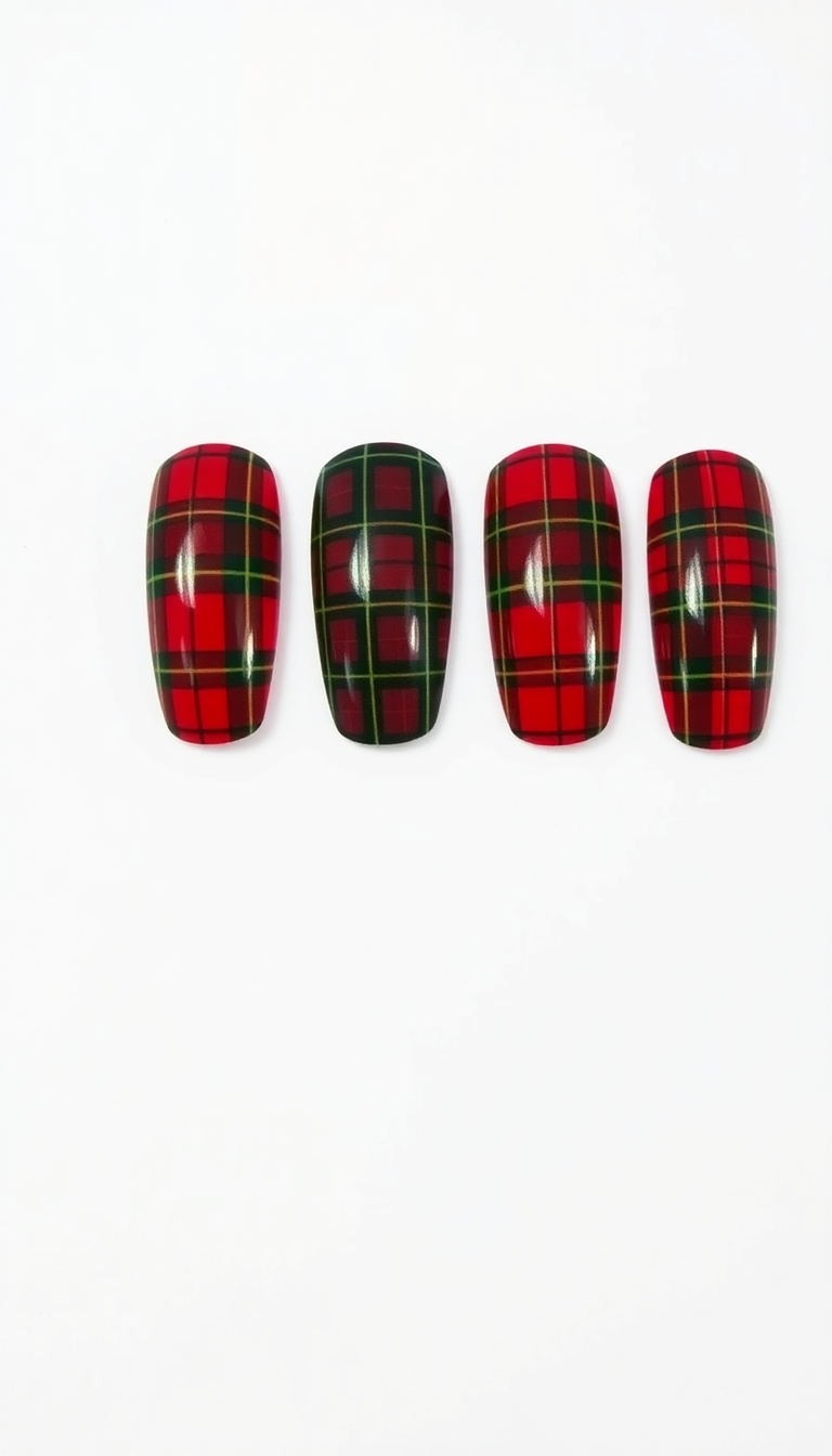 12. Festive Red and Green Plaid