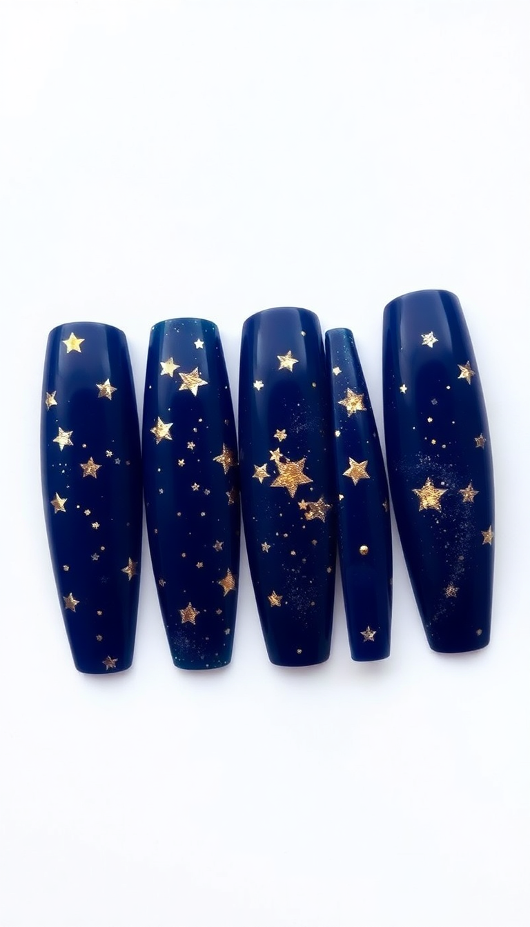 12. Golden Starry Night