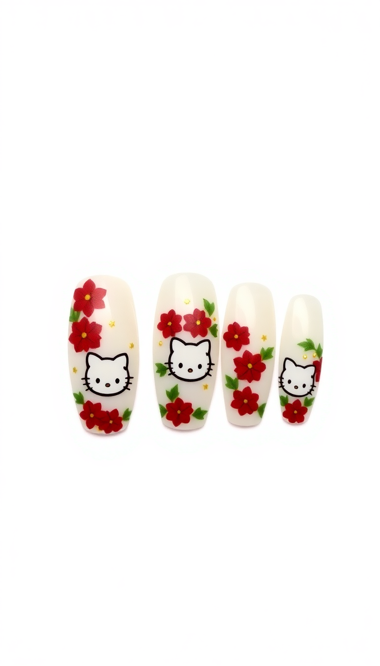 12. Hello Kitty and Poinsettia Delight