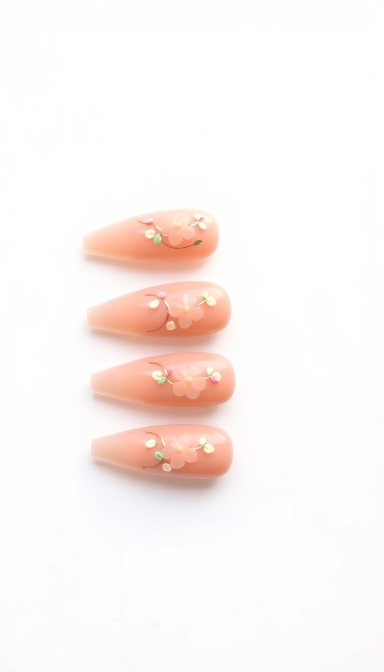 12. Nude with Floral Accents