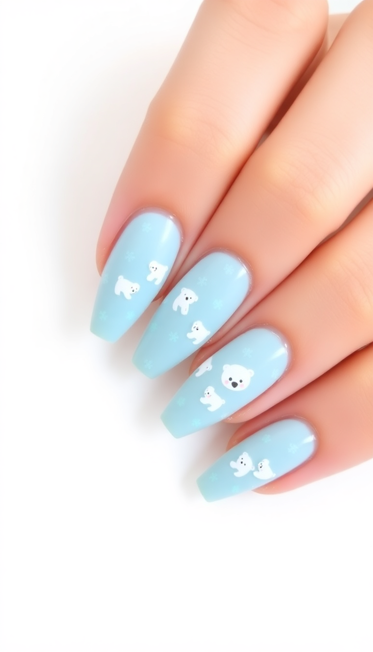 12. Pastel Polar Bears
