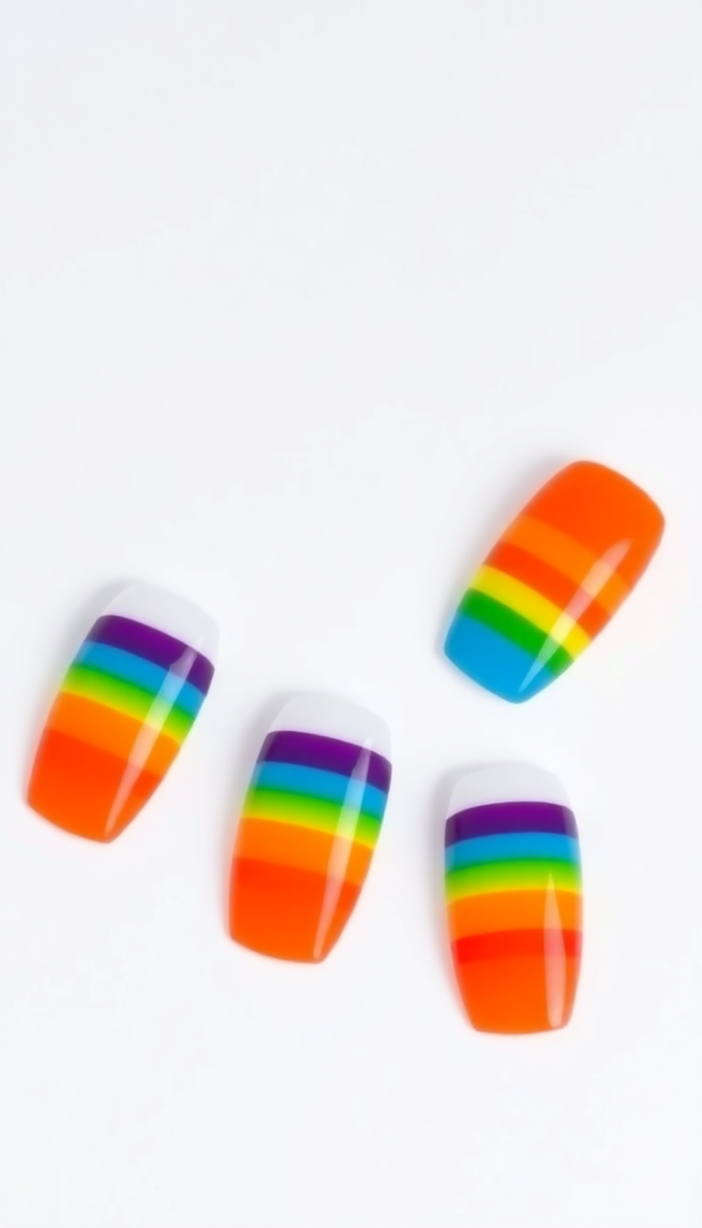 12. Rainbow Stripes
