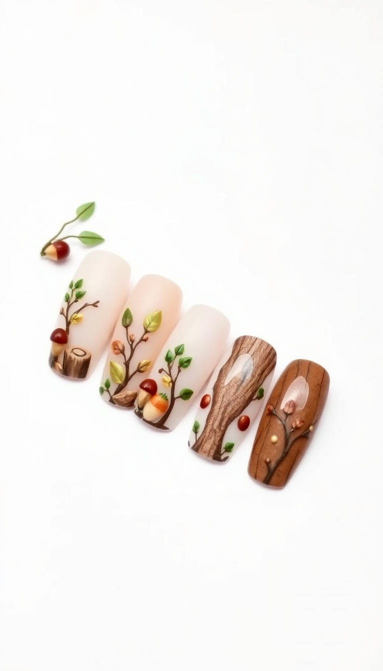 12. Rustic Woodland Accents