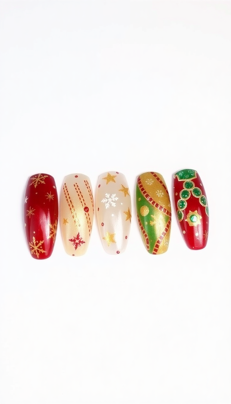 12. Vibrant Christmas Ornament Details