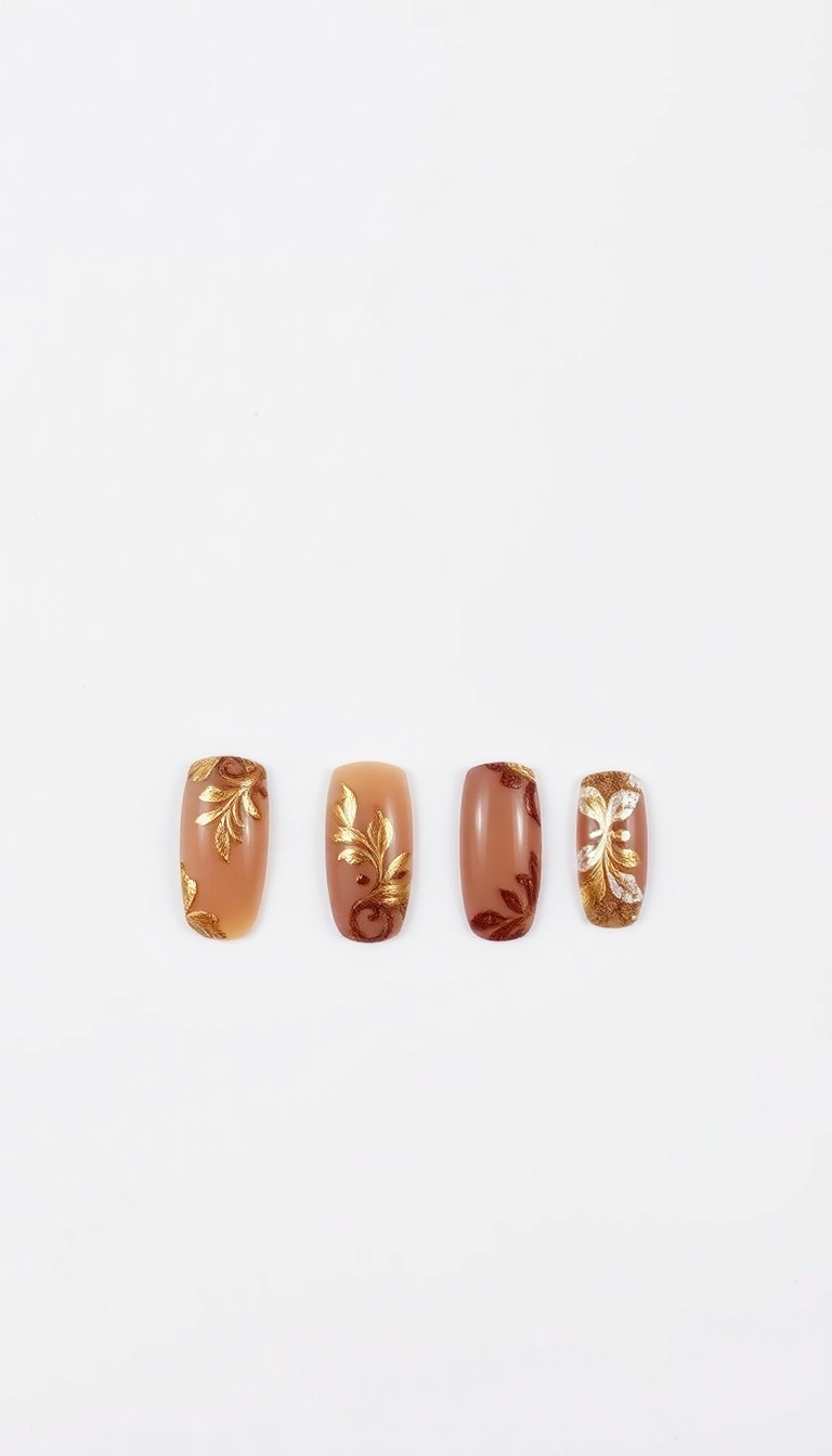 12. Warm Taupe and Bronze