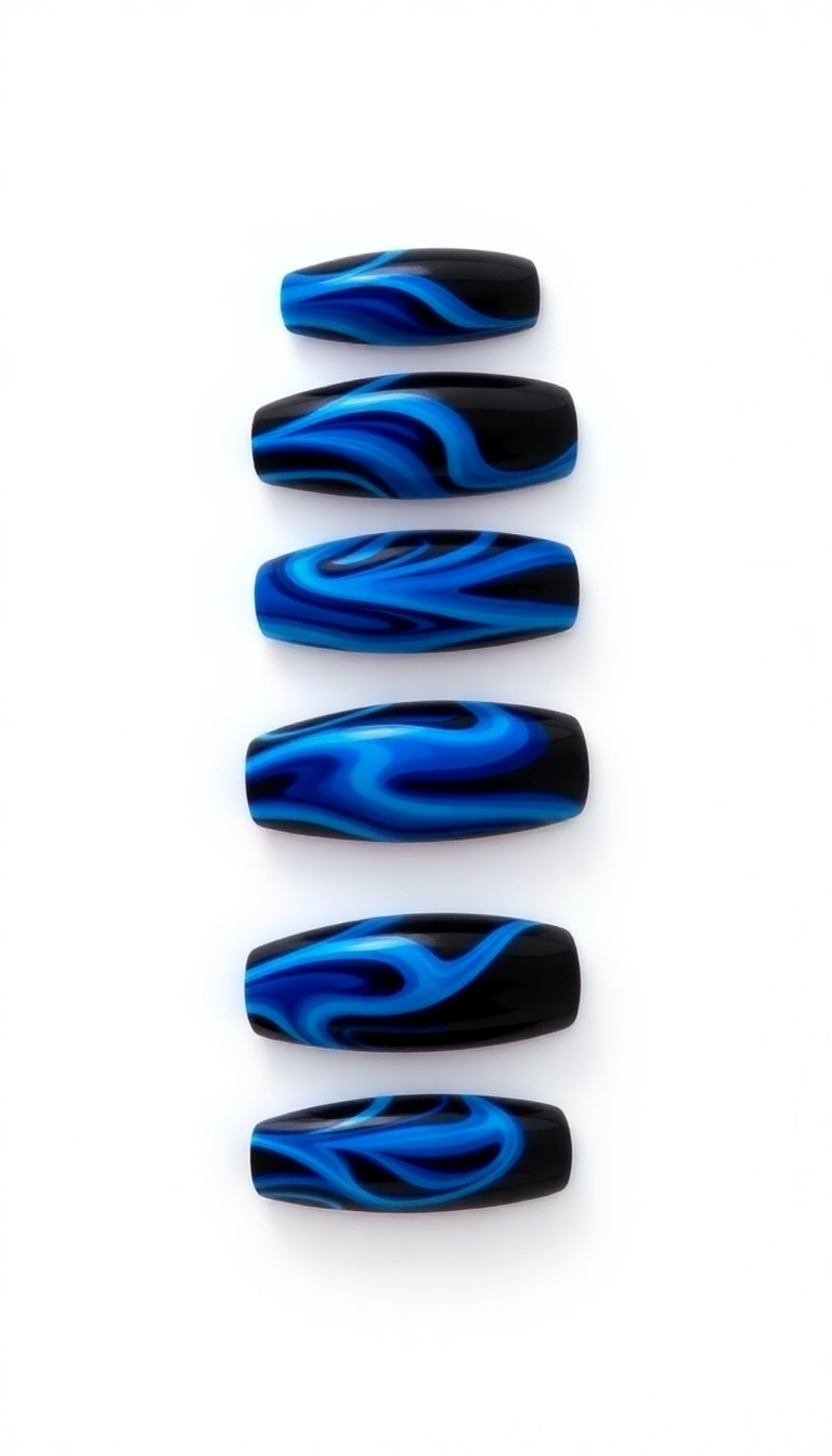 13. Electric Blue Streaks