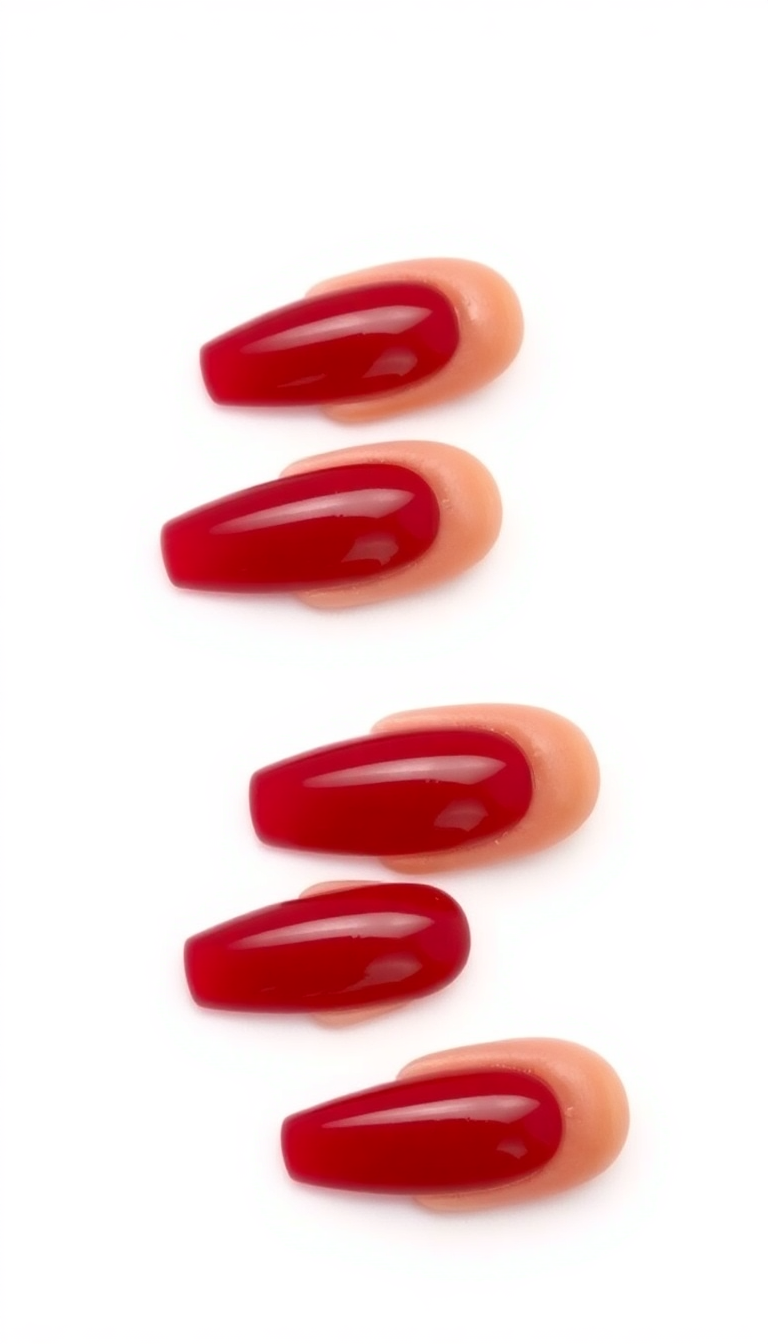 13. Glossy Cranberry Hues