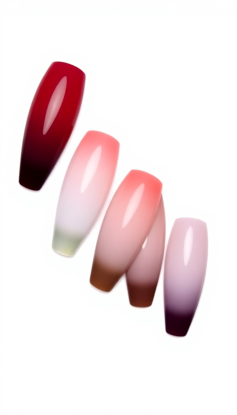 13. Glossy Ombre Blends