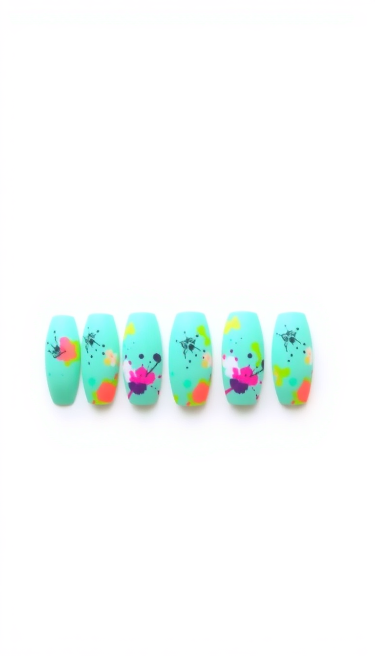 13. Neon Mint Splash