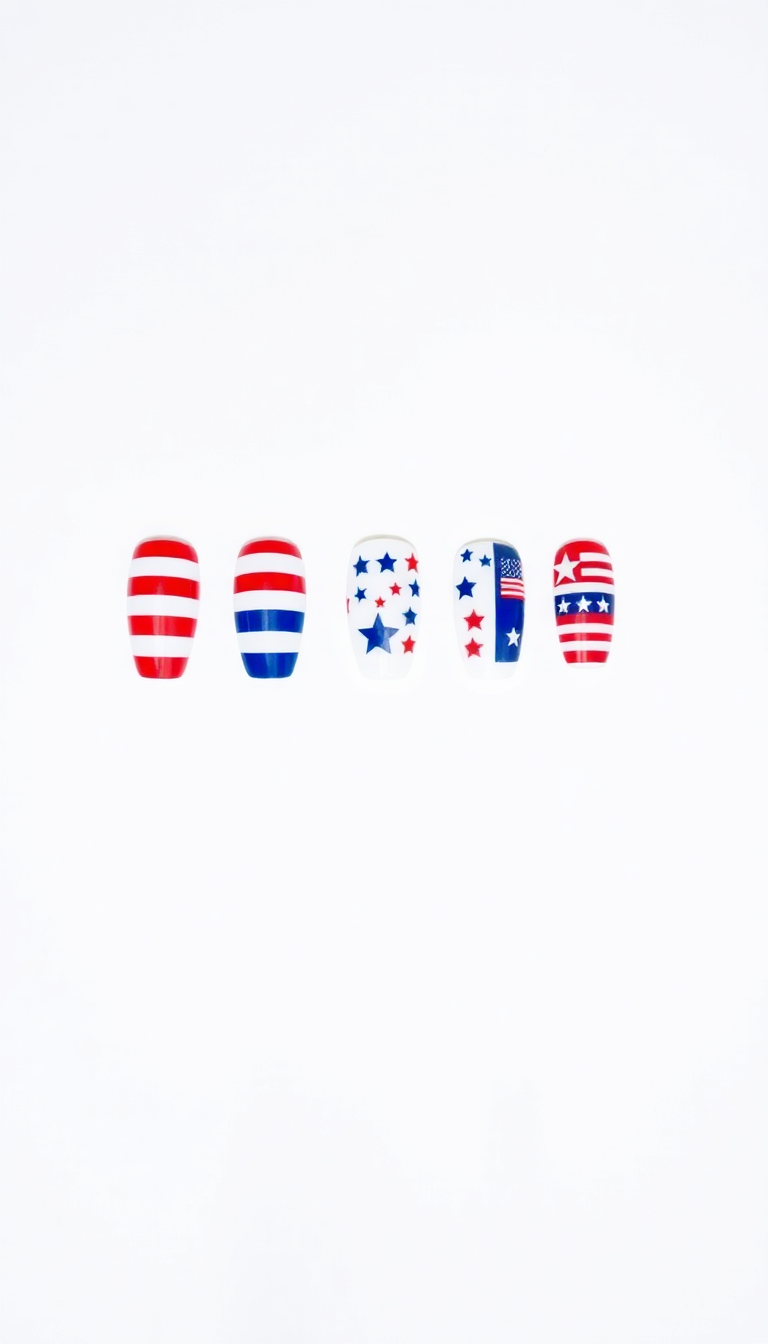 13. Playful Patriotic Patterns