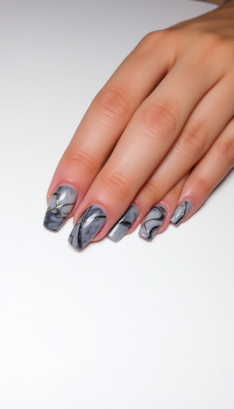 13. Sophisticated Marble Hues