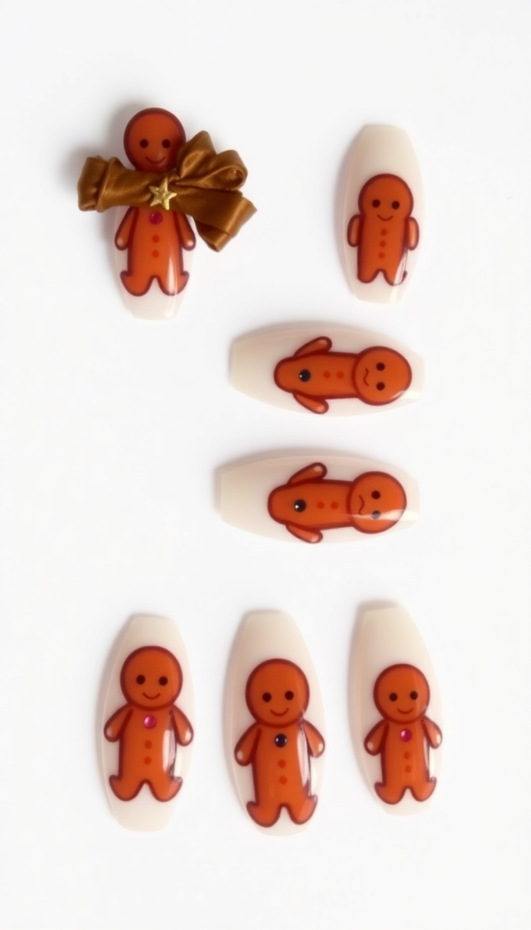 13. Warm Gingerbread Man Illustrations