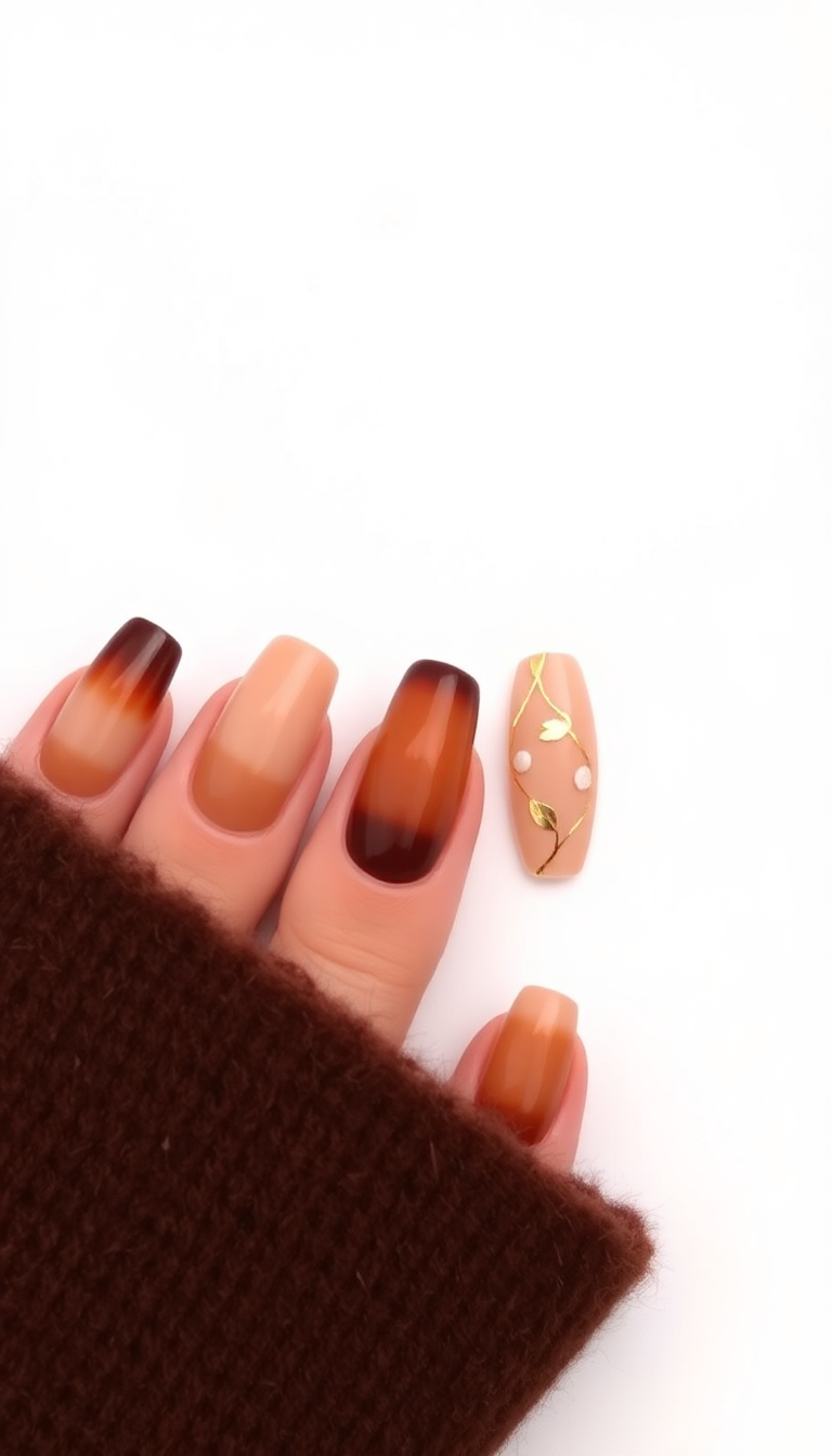 13. Warm Winter Mocha Tones