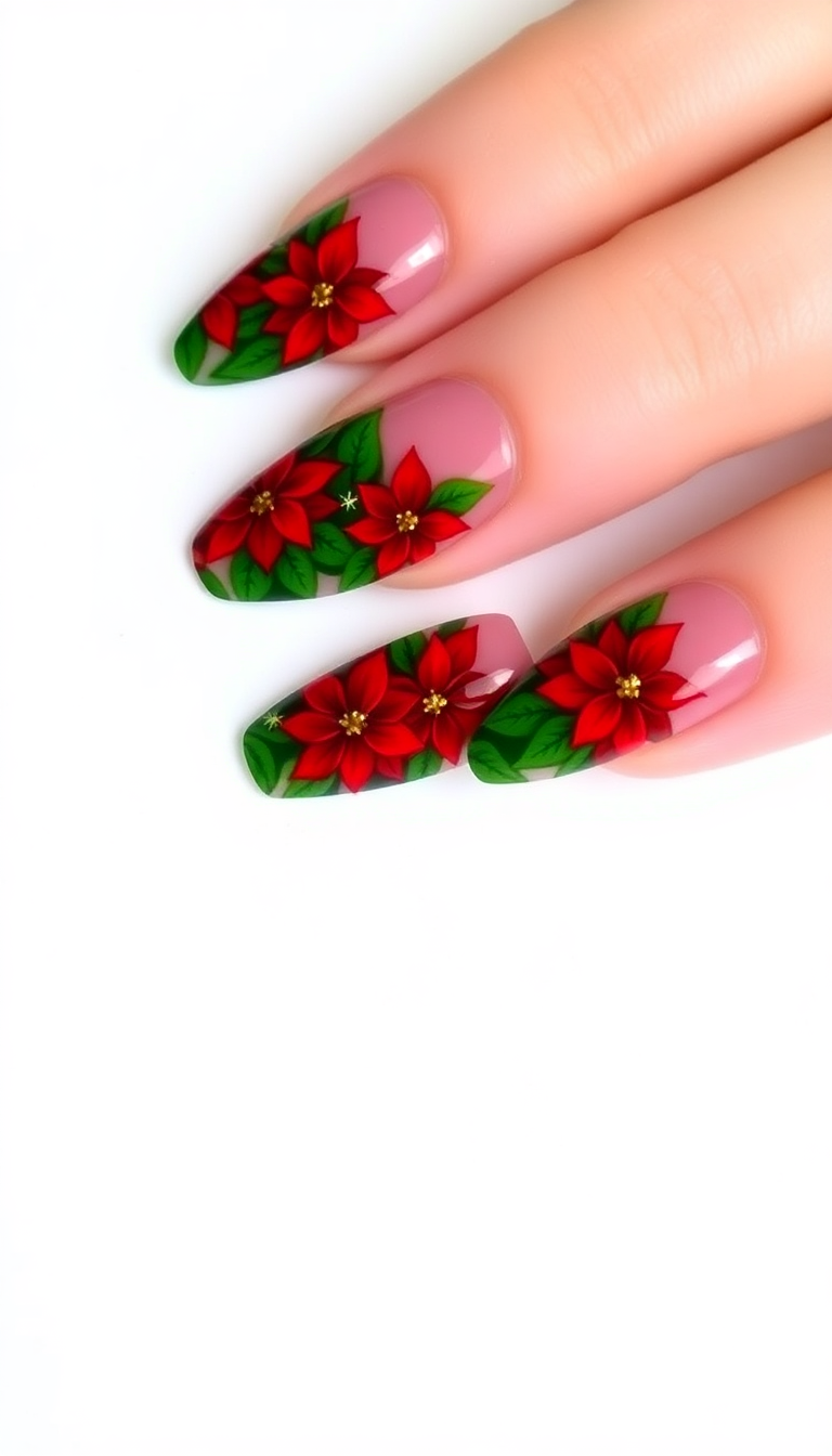 14. Bright and Bold Poinsettia Patterns