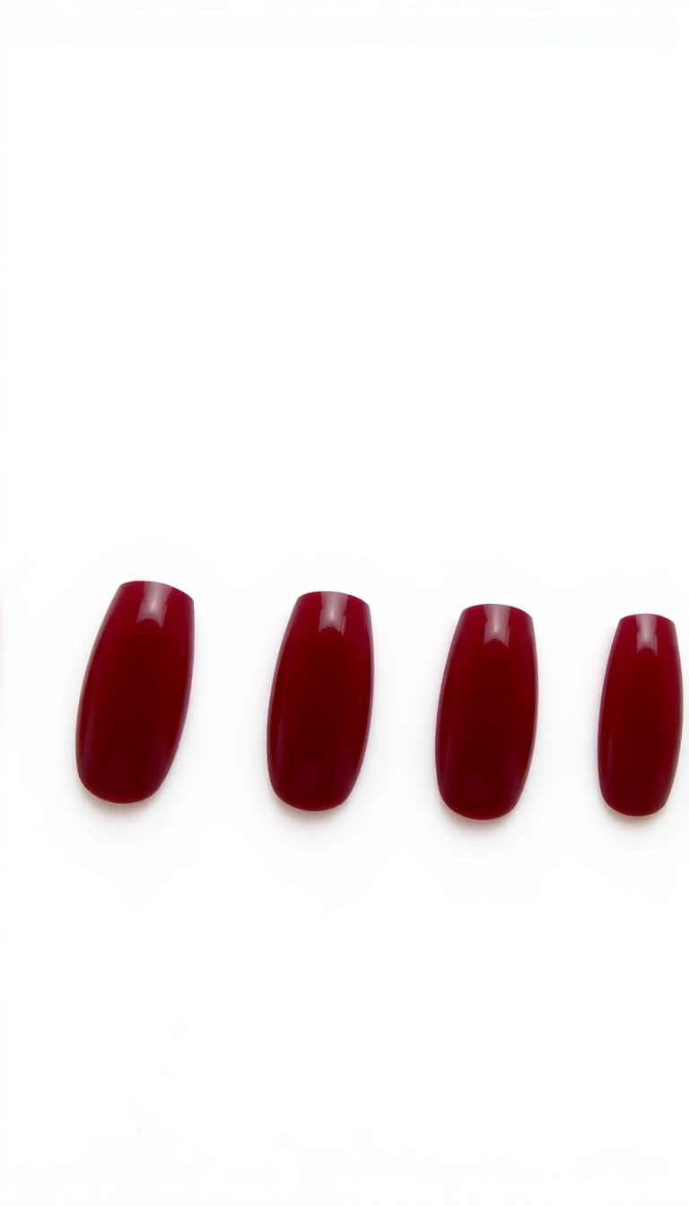 14. Glossy Oxblood Luxe