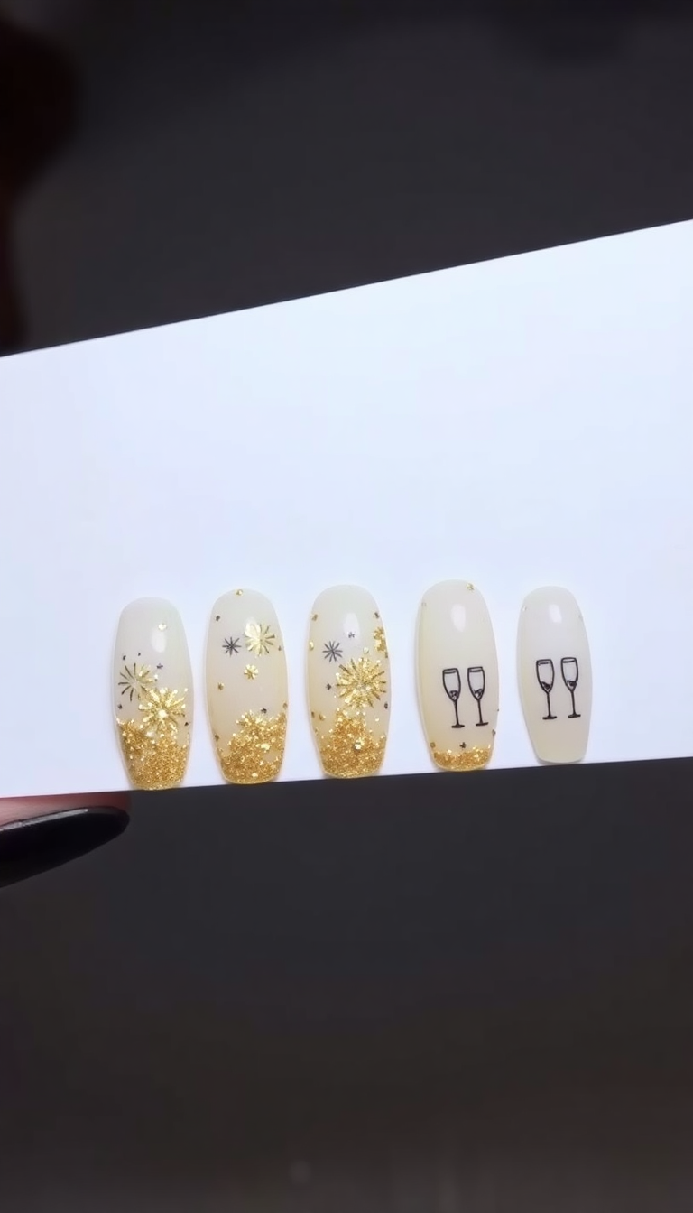 14. Golden New Year's Eve