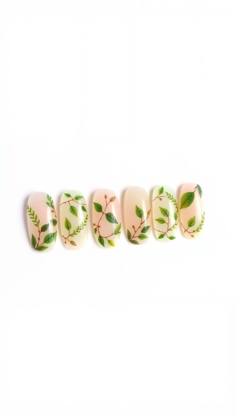 14. Nature-Inspired Leaf Motifs