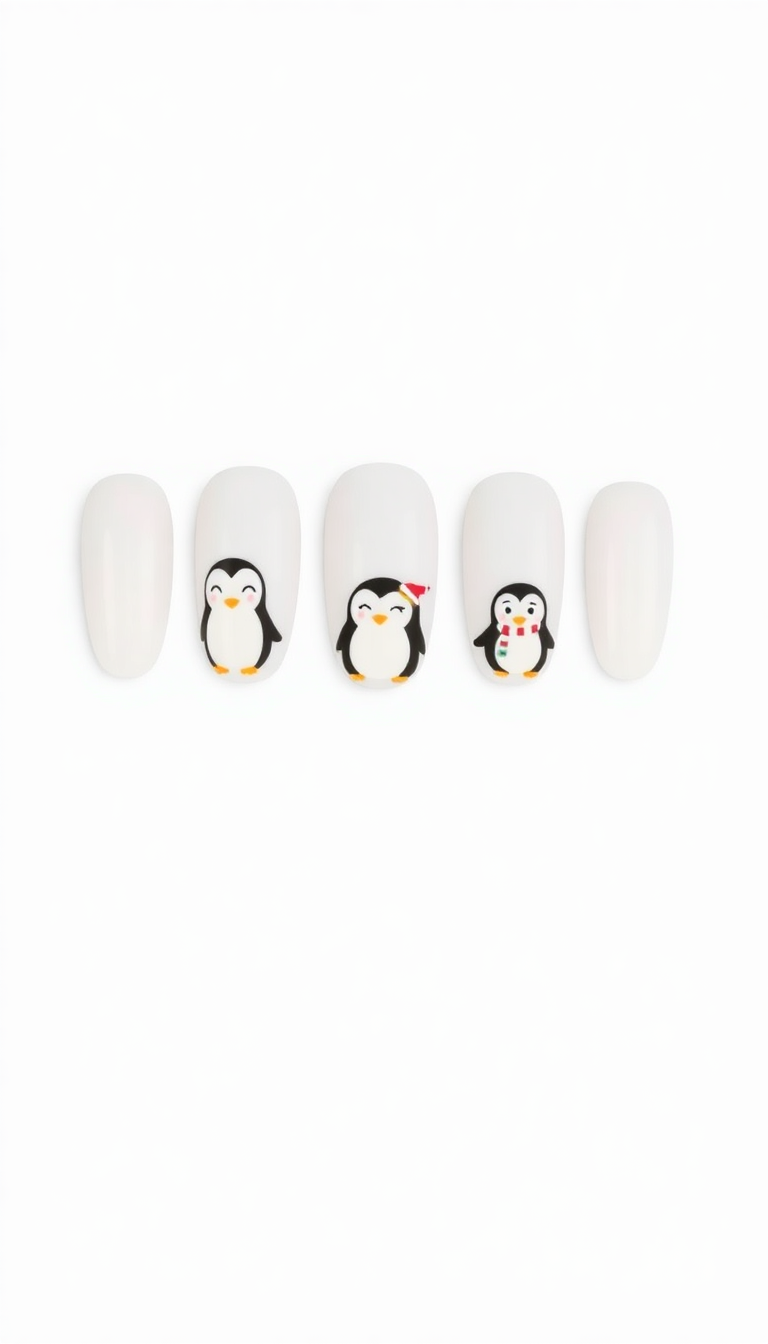 14. Playful Penguin Decals
