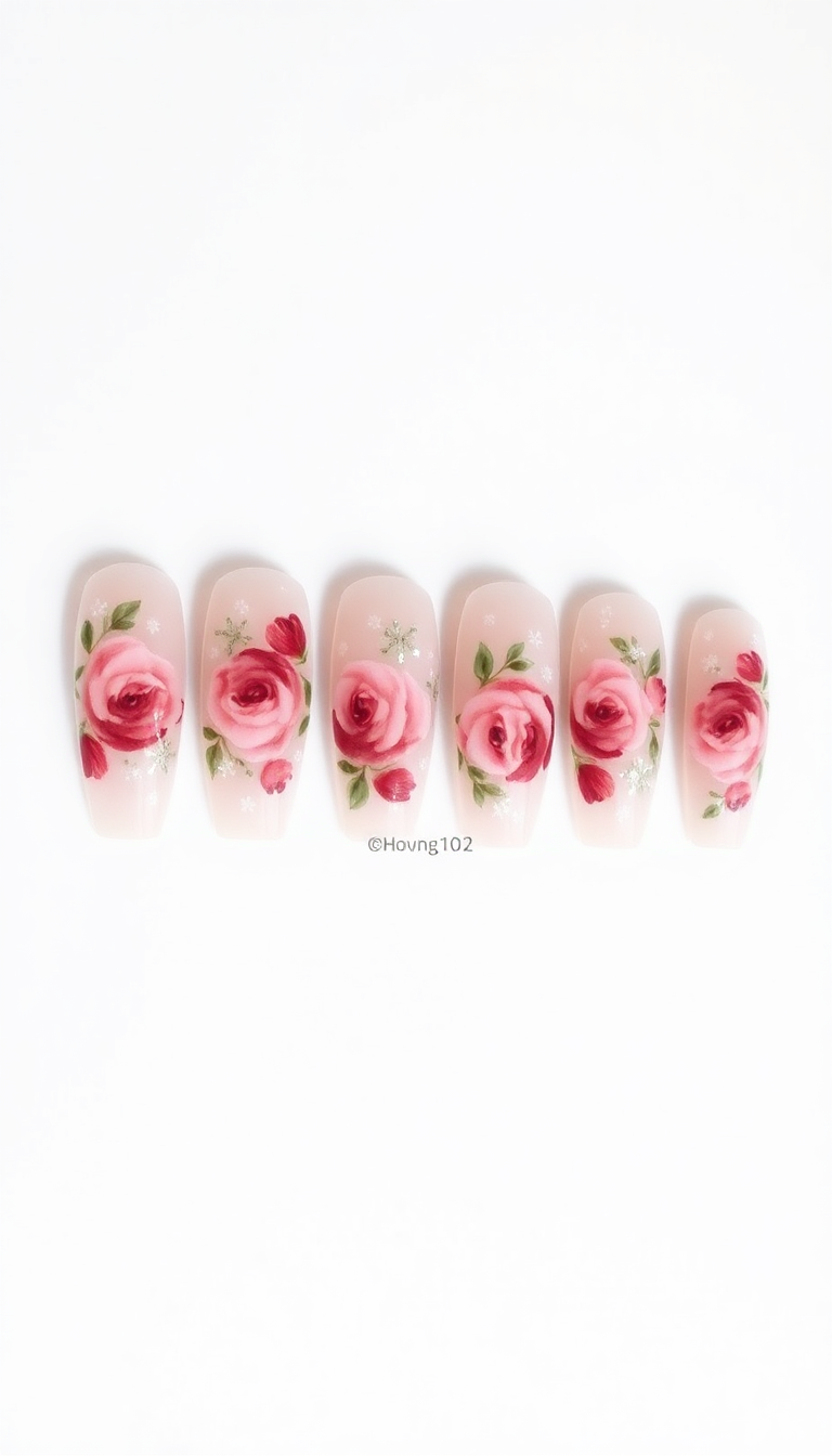 14. Romantic Winter Roses