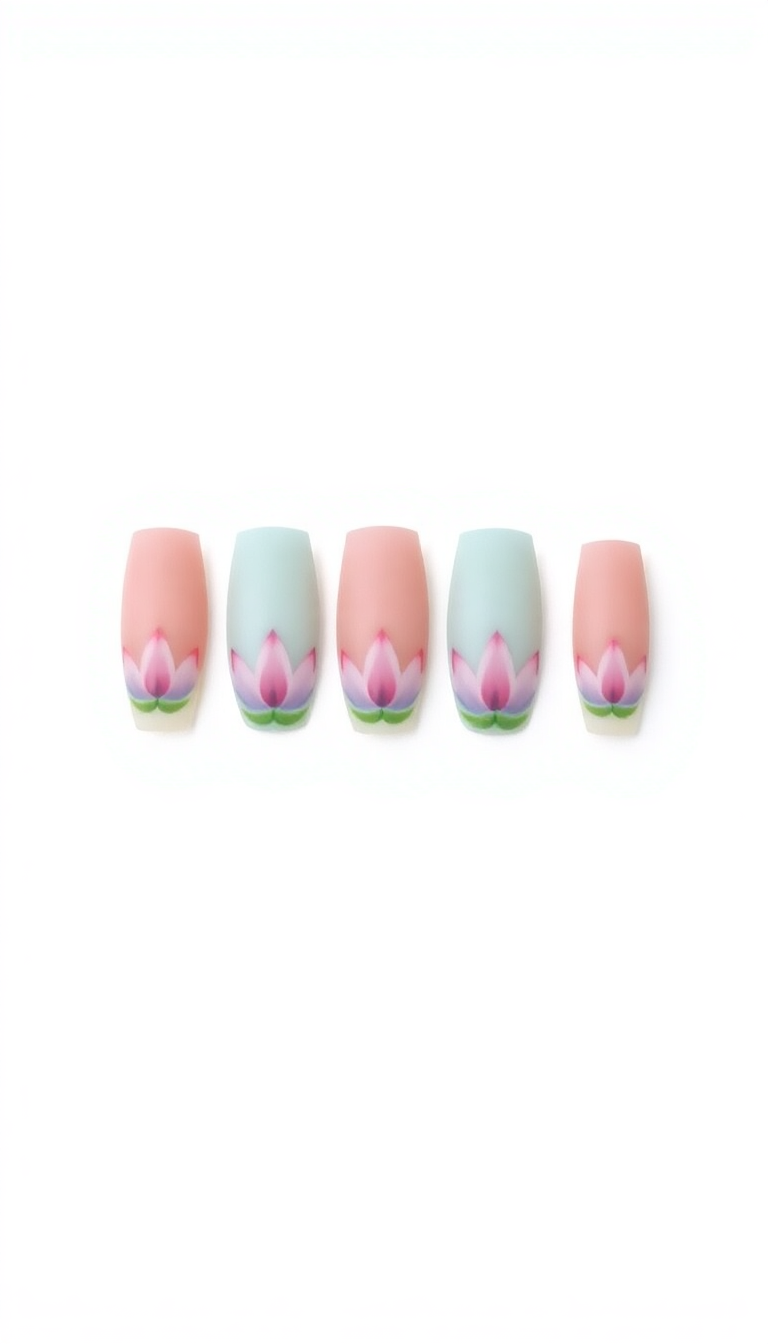 14. Serene Summer Lotus Look