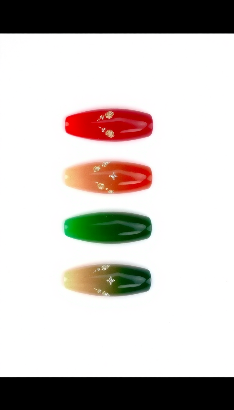 15. Festive Red and Green Duo