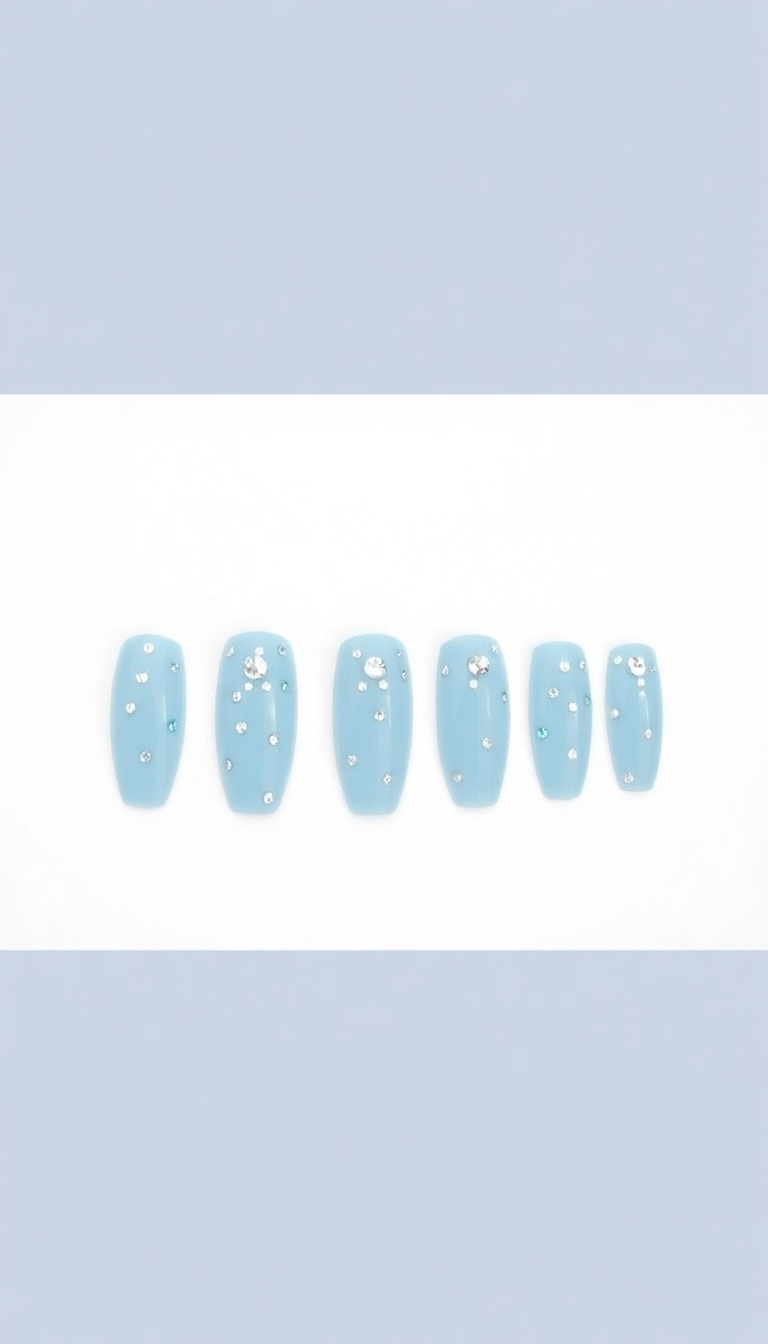 15. Icy Blue and Crystal Details