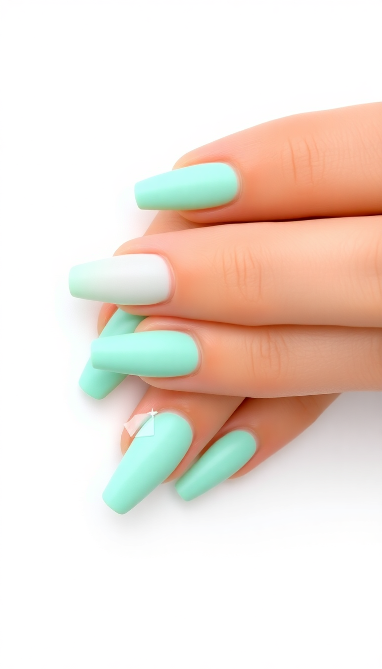 15. Matte Mint Finish
