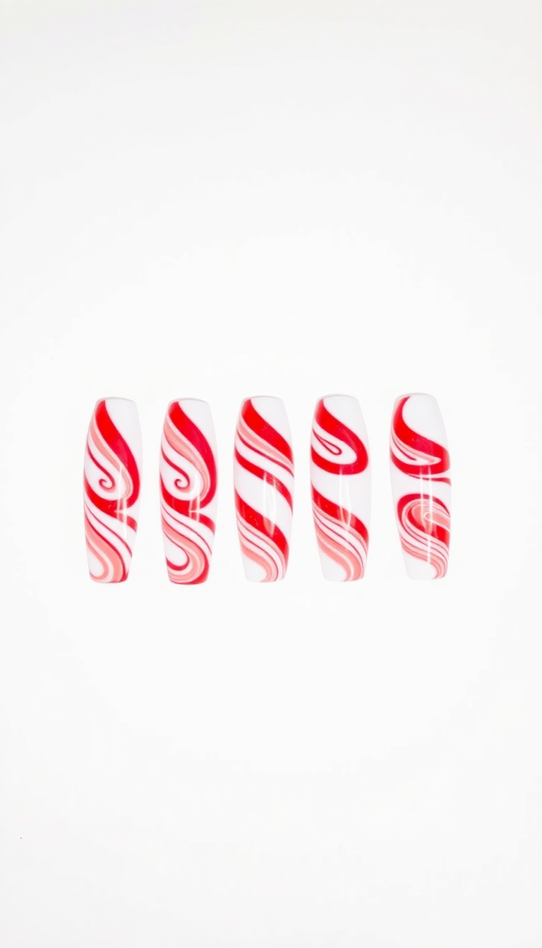 15. Playful Candy Cane Stripes