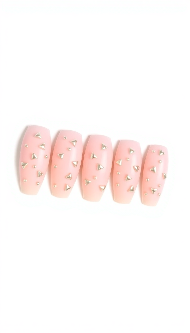 15. Satin Pink with Tiny Silver Bells